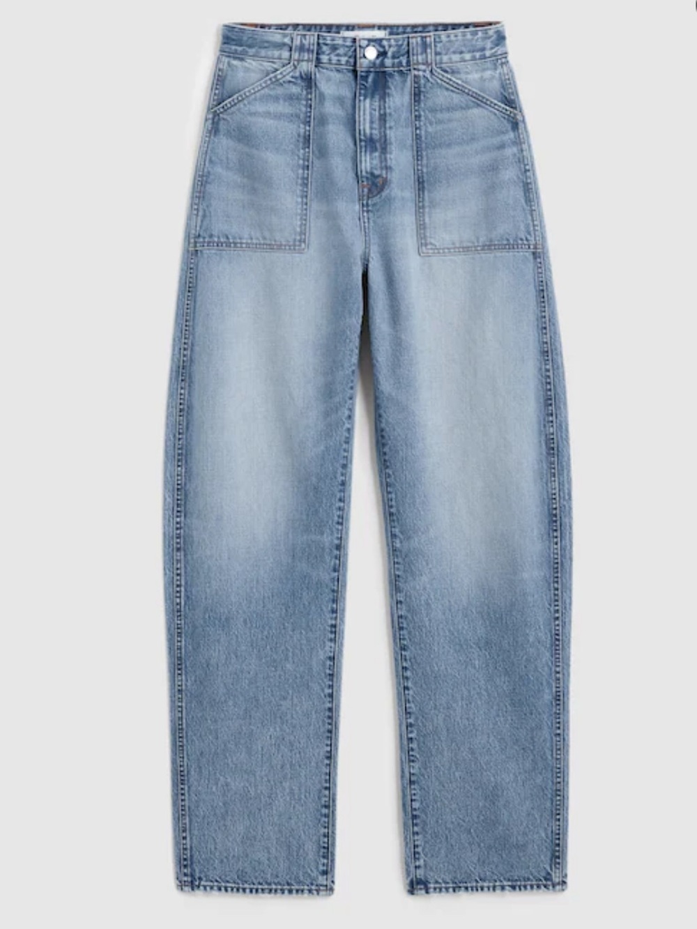 Madewell The Petite Curvy Balloon Utility Jean